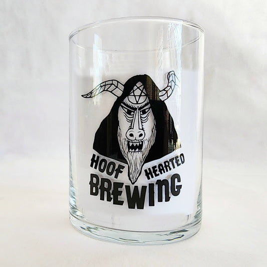 Reaper Logo / Be Bald Can Glass